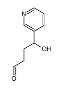 4-hydroxy-4-pyridin-3-ylbutanal Structure