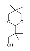 beta,beta,5,5-tetramethyl-1,3-dioxane-2-ethanol structure