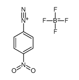 4-nitrobenzene diazonium tetrafluoroborate Structure