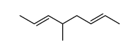 4-Methyl-2,6-octadiene Structure