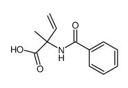 2-benzamido-2-methylbut-3-enoic acid结构式