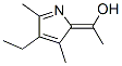 Ethanol, 1-(4-ethyl-3,5-dimethyl-2H-pyrrol-2-ylidene)- (9CI) structure