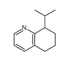 Quinoline, 5,6,7,8-tetrahydro-8-(1-methylethyl)- (9CI) structure