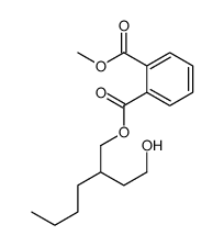 2-O-[2-(2-hydroxyethyl)hexyl] 1-O-methyl benzene-1,2-dicarboxylate Structure