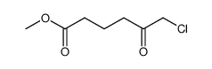 6-Chlor-5-oxo-hexancarbonsaeuremethylester Structure