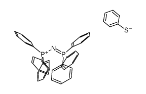 [bis(triphenylphosphoranylidene)ammonium][SPh] Structure