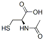 (2R)-2-acetamido-3-sulfanyl-propanoic acid structure