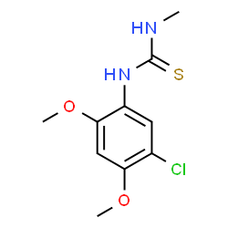 N-(5-CHLORO-2,4-DIMETHOXYPHENYL)-N'-METHYLTHIOUREA Structure