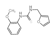 1-(2-furylmethyl)-3-(2-methoxyphenyl)thiourea结构式