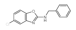 N-benzyl-5-chloro-benzooxazol-2-amine structure