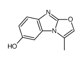 Oxazolo[3,2-a]benzimidazol-6-ol, 3-methyl- (9CI)结构式