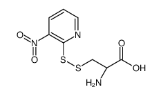 S-(3-nitro-2-pyridinesulfenyl)cysteine结构式