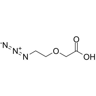 Azido-PEG1-CH2CO2H structure