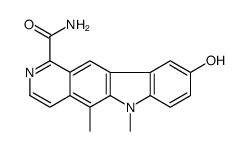 9-hydroxy-5,6-dimethylpyrido[4,3-b]carbazole-1-carboxamide Structure