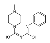 4-methyl-N-(phenylcarbamoyl)piperazine-1-carboxamide结构式