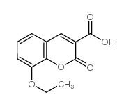 8-乙氧基-2-氧代-2H-色烯-3-羧酸结构式