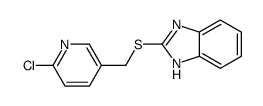 2-[(6-chloropyridin-3-yl)methylsulfanyl]-1H-benzimidazole Structure