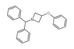 1-Benzhydryl-3-phenoxy-azetidine structure