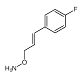 O-[3-(4-fluorophenyl)prop-2-enyl]hydroxylamine结构式