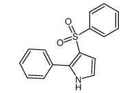 2-phenyl-3-phenylsulfonyl-1H-pyrrole结构式