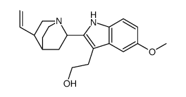 2-[2-(5-ethenyl-1-azabicyclo[2.2.2]octan-2-yl)-5-methoxy-1H-indol-3-yl]ethanol Structure