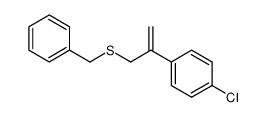 benzyl(2-(4-chlorophenyl)allyl)sulfane Structure