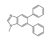 1-methyl-5,6-diphenylbenzimidazole结构式