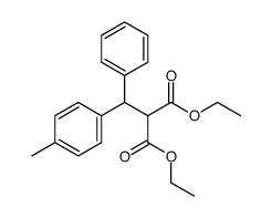 (4-methyl-benzhydryl)-malonic acid diethyl ester结构式