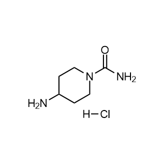 4-Aminopiperidine-1-carboxamide hydrochloride structure