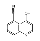 4-羟基-5-氰基喹啉结构式