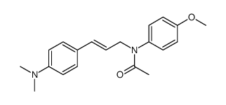 (E)-N-(3-(4-(dimethylamino)phenyl)allyl)-N-(4-methoxyphenyl)acetamide结构式