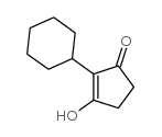 2-CYCLOHEXYL-3-HYDROXYCYCLOPENT-2-ENONE Structure