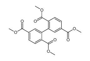 biphenyl-2,5,2',5'-tetracarboxylic acid tetramethyl ester结构式