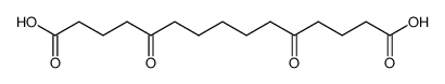 5,11-dioxo-pentadecanedioic acid Structure
