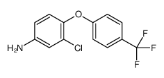 3-chloro-4-[4-(trifluoromethyl)phenoxy]aniline Structure