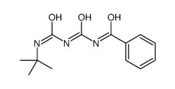 N-(tert-butylcarbamoylcarbamoyl)benzamide Structure