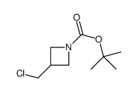 3-(氯甲基)氮杂丁烷-1-羧酸叔丁酯结构式