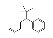 2,2-dimethylhept-6-en-3-ylbenzene结构式