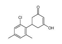 5-(2-chloro-4,6-dimethylphenyl)-3-hydroxycyclohex-2-en-1-one结构式