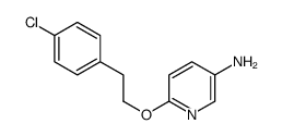 6-[2-(4-chlorophenyl)ethoxy]pyridin-3-amine结构式