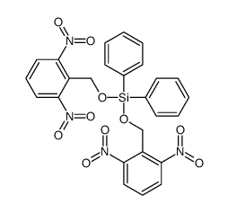 bis[(2,6-dinitrophenyl)methoxy]-diphenylsilane结构式