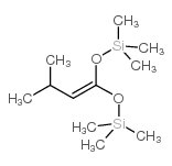 trimethyl-(3-methyl-1-trimethylsilyloxybut-1-enoxy)silane Structure