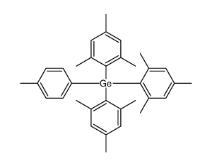 (4-methylphenyl)-tris(2,4,6-trimethylphenyl)germane结构式