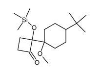 2-(c-4-tert-butyl-r-1-methoxycyclohexyl)-2-(trimethylsiloxy)cyclobutanone Structure