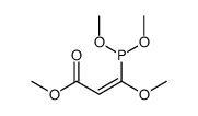 methyl 3-dimethoxyphosphanyl-3-methoxyprop-2-enoate结构式