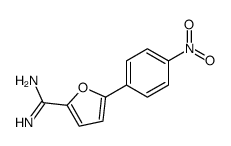 5-(4-nitrophenyl)furan-2-carboximidamide结构式