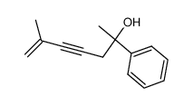 6-methyl-2-phenyl-6-hepten-4-yn-2-ol Structure