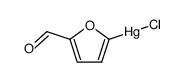 5-formyl-[2]furylmercury (1+), chloride结构式