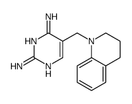 5-(3,4-dihydro-2H-quinolin-1-ylmethyl)pyrimidine-2,4-diamine Structure