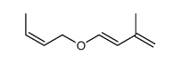 1-but-2-enoxy-3-methylbuta-1,3-diene Structure